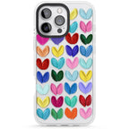 Oil Painted Hearts Phone case