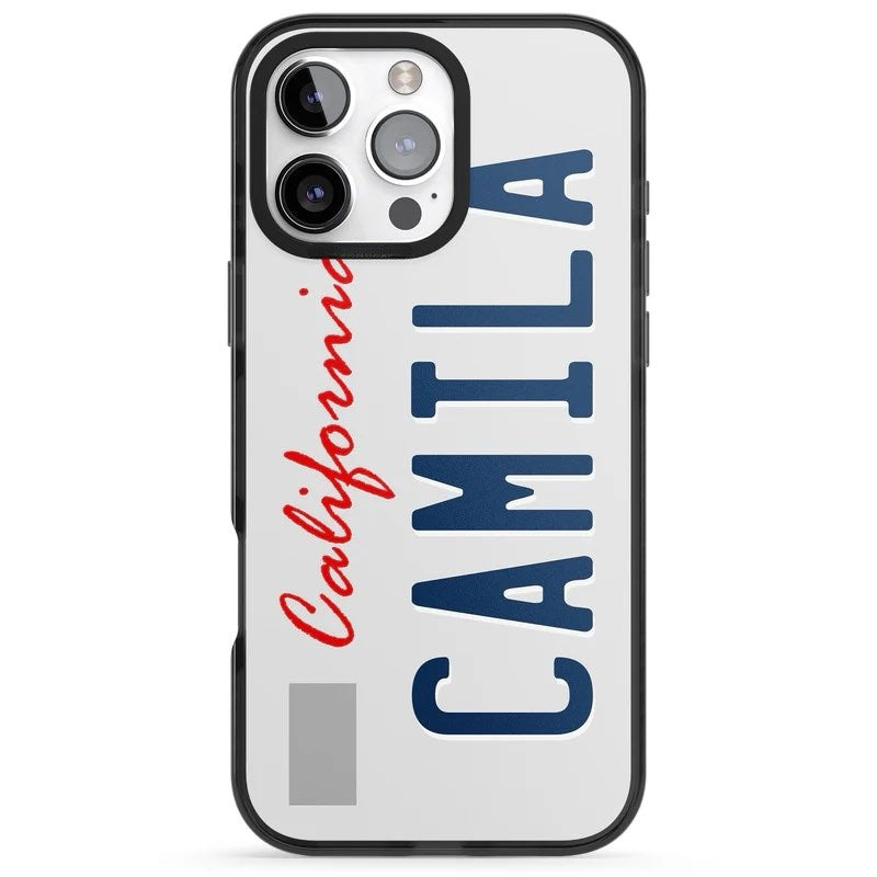 CALIFORNIA LICENSE PLATE CUSTOM PHONE CASE