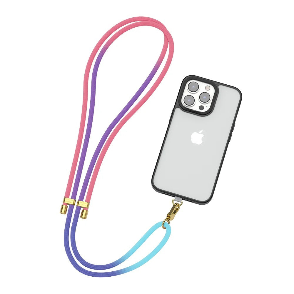 Rope Cross-Body Strap - Bubble Gum Candy