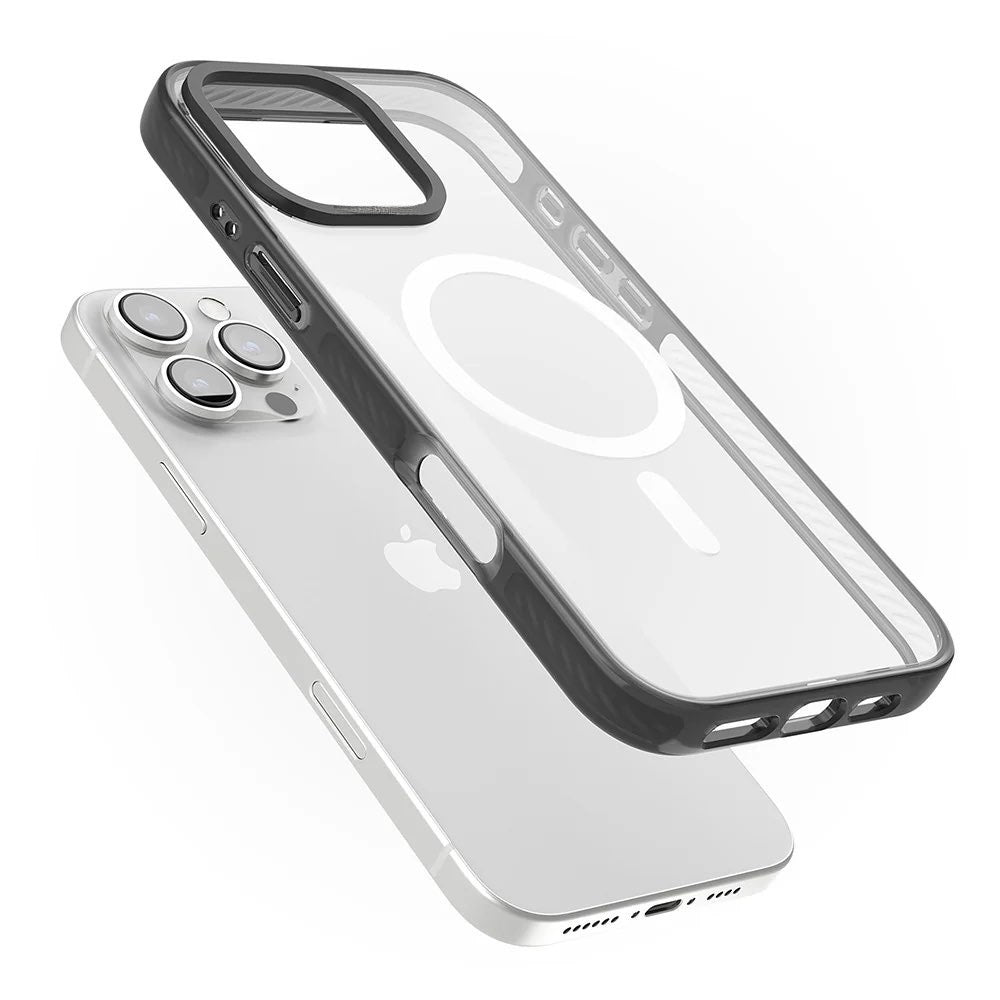 Magsafe Black Clear Impact Phone case