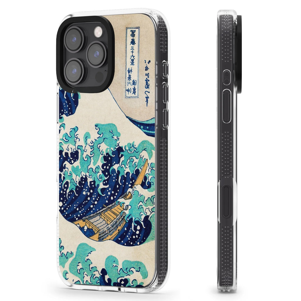 The Great Wave By Katsushika Hokusai Phone case