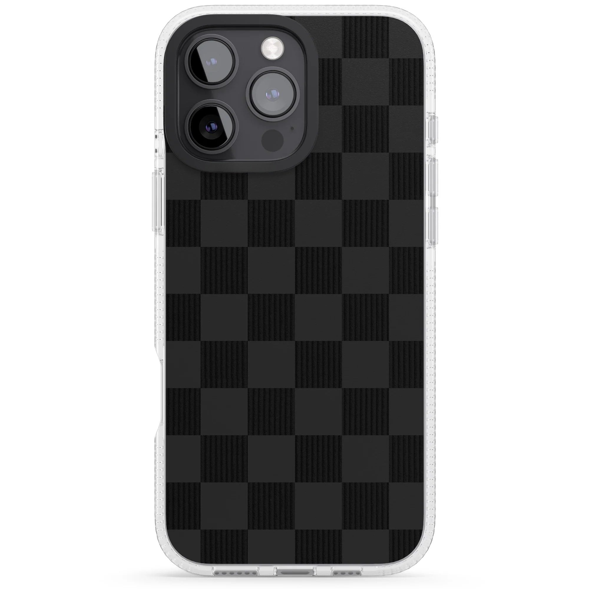 Black Checkered Phone case