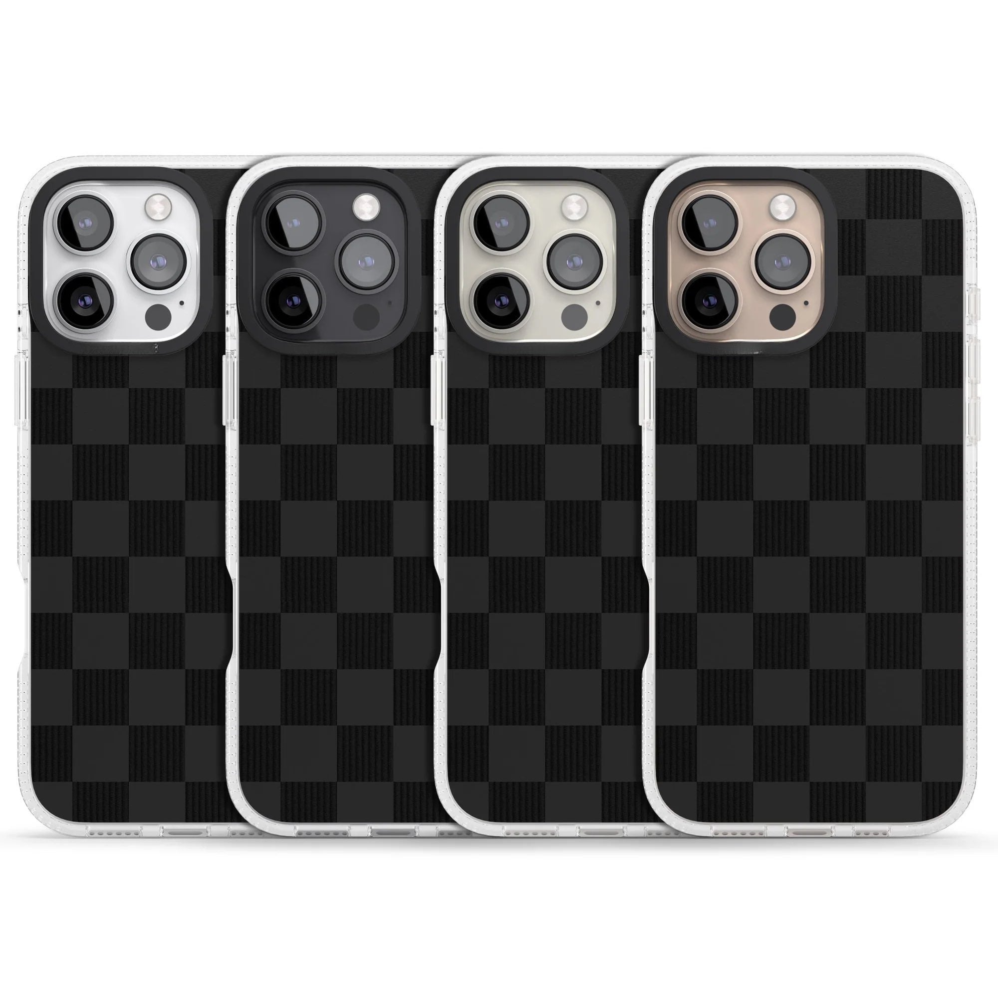 Black Checkered Phone case