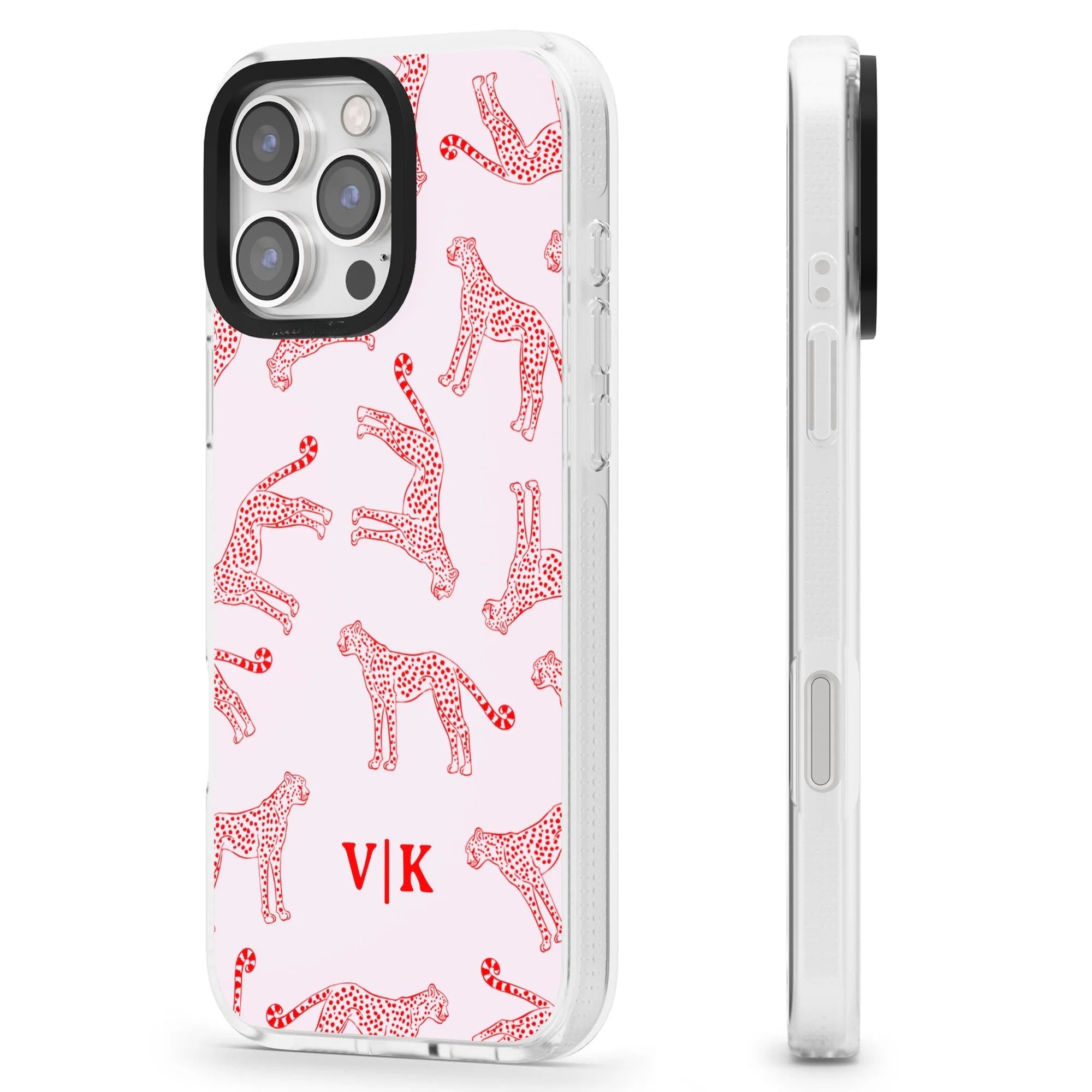Red & Pink Cheetah Phone case