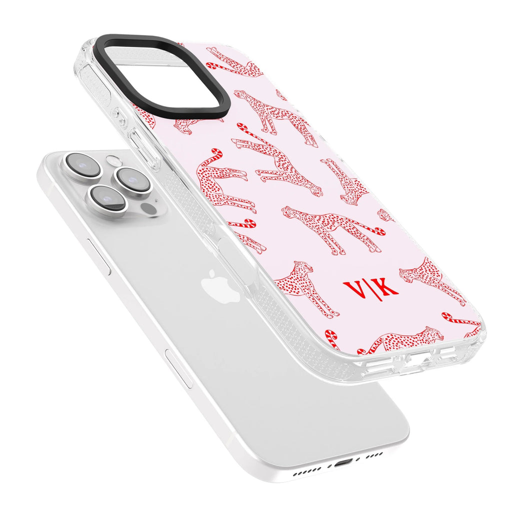 Red & Pink Cheetah Phone case