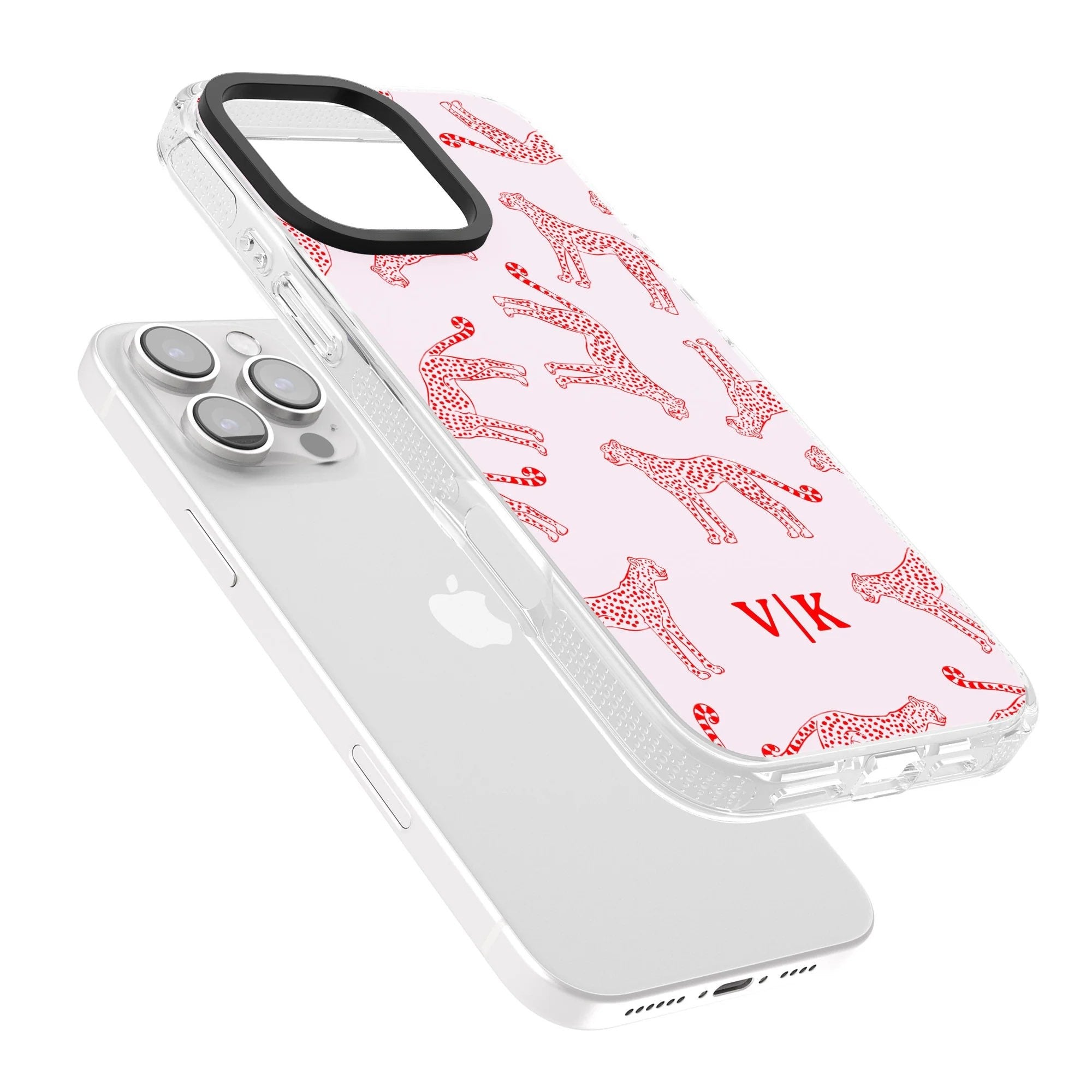 Red & Pink Cheetah Phone case