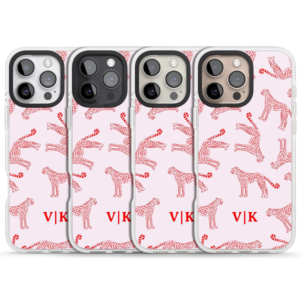 Red & Pink Cheetah Phone case