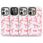 Red & Pink Cheetah Phone case