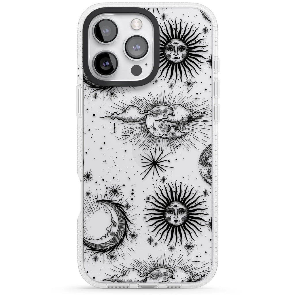 Suns, Moons & Clouds Phone case